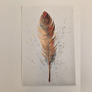 Elegant Feather 11x17 Art Print